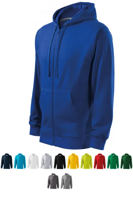 Herren Sweatshirt mit Kapuze, königsblau