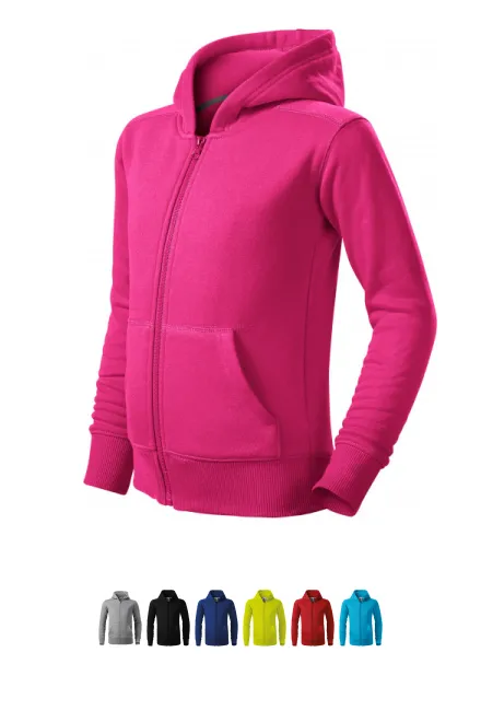 Kinder Sweatshirt mit Kapuze, lila