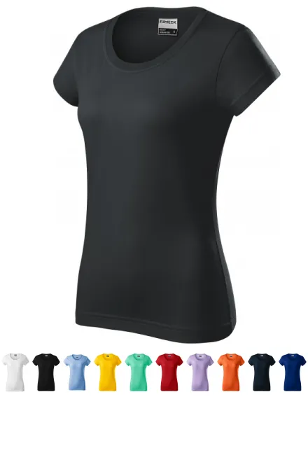 Langlebiges Damen T-Shirt, Ebenholz Grau