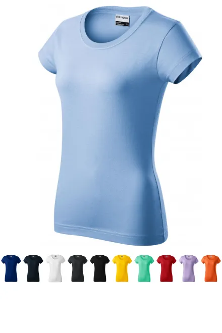 Langlebiges Damen T-Shirt, Himmelblau