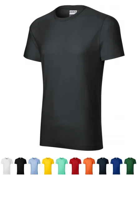 Langlebiges Herren T-Shirt, Ebenholz Grau
