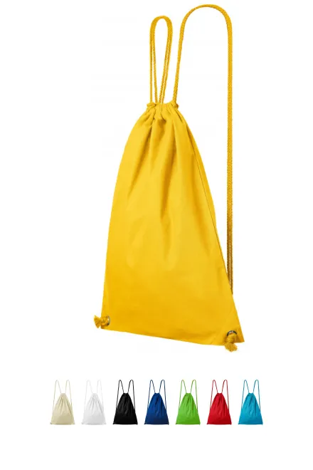 Leichter Baumwollrucksack, gelb