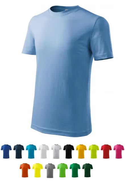 Leichtes Kinder T-Shirt, Himmelblau