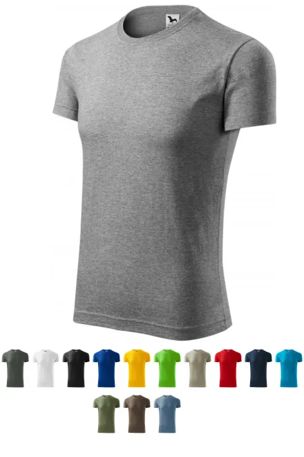 Modisches T-Shirt für Männer, dunkelgrauer Marmor
