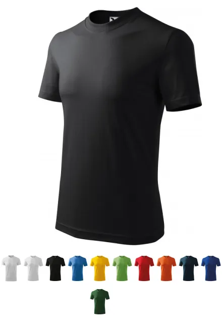 Schweres T-Shirt, Ebenholz Grau