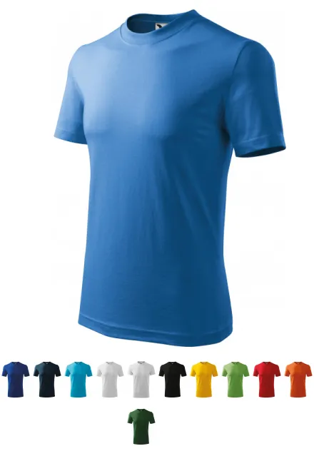 Schweres T-Shirt, hellblau