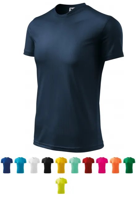 Sport-T-Shirt für Kinder, dunkelblau