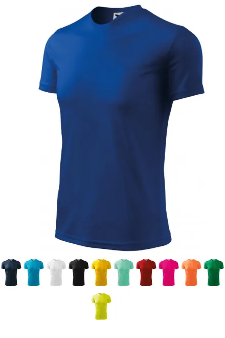 Sport-T-Shirt für Kinder, königsblau