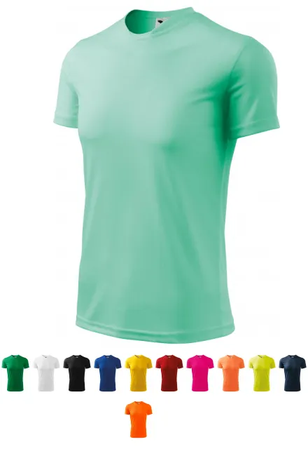Sport-T-Shirt für Kinder, Minze