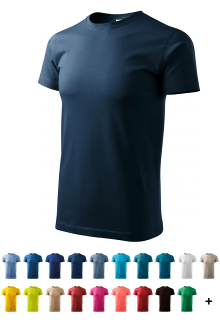 T-Shirt mit höherem Gewicht Unisex, dunkelblau