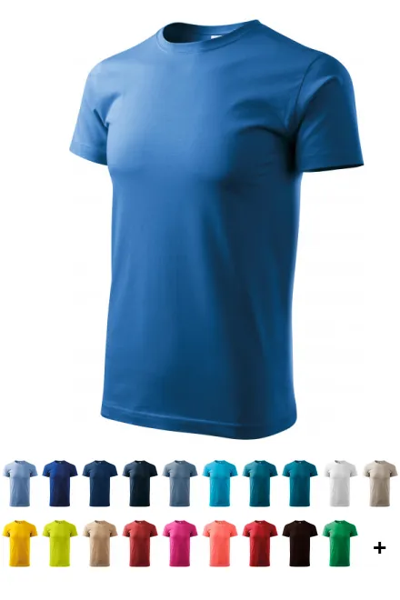T-Shirt mit höherem Gewicht Unisex, hellblau