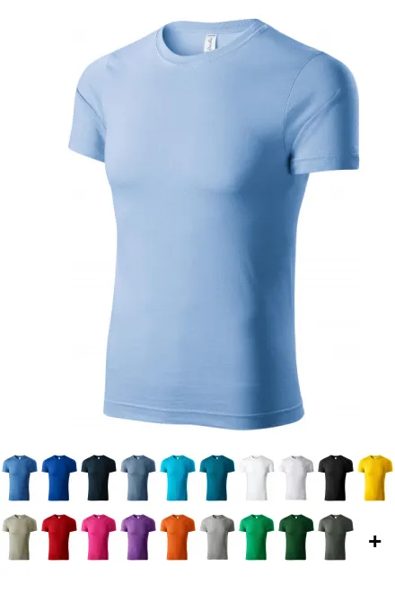 T-Shirt mit kurzen Ärmeln, Himmelblau