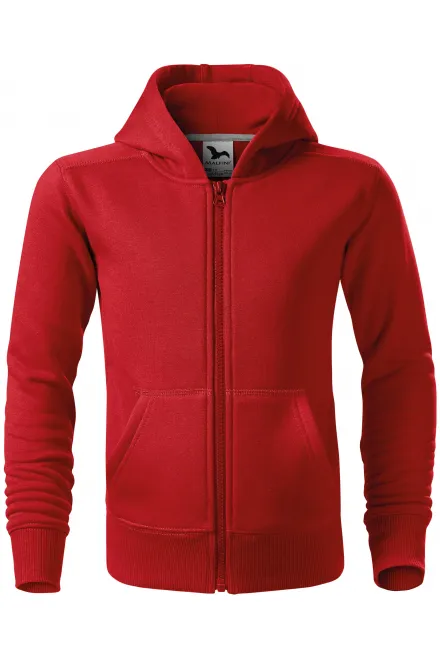 Kinder Sweatshirt mit Kapuze - rot, 158 cm / 12 Jahre