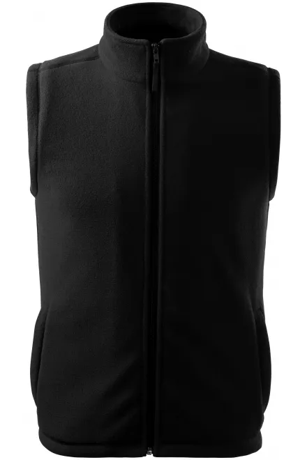 Klassische Fleeceweste - schwarz, L