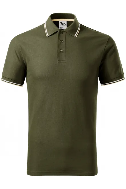 Klassisches Herren-Poloshirt - military, S