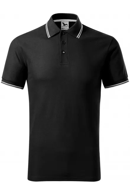 Klassisches Herren-Poloshirt - schwarz, S