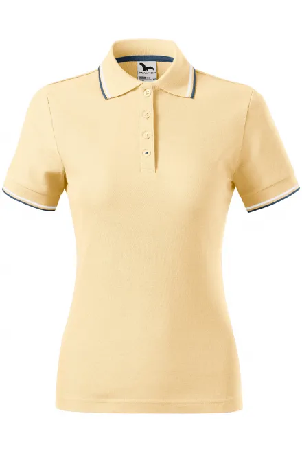 Klassisches Poloshirt für Damen - vanille, XS