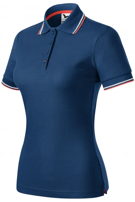 Klassisches Poloshirt für Damen, Mitternachtsblau