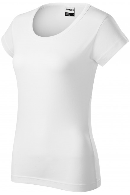 Langlebiges Damen T-Shirt, weiß, strapazierfähige T-Shirts