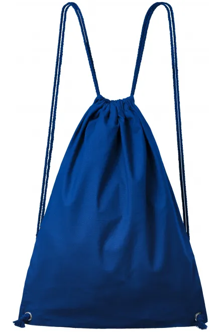 Leichter Baumwollrucksack - königsblau, uni