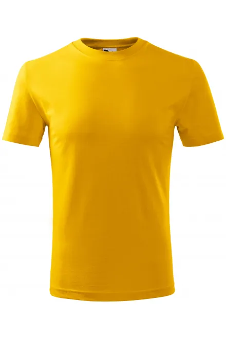 Leichtes Kinder T-Shirt - gelb, 158 cm / 12 Jahre
