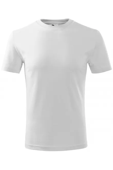 Leichtes Kinder T-Shirt - weiß, 158 cm / 12 Jahre