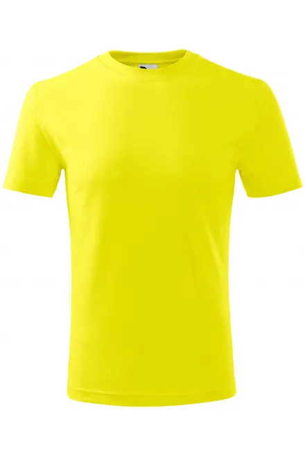Leichtes Kinder T-Shirt - zitronengelb, 158 cm / 12 Jahre