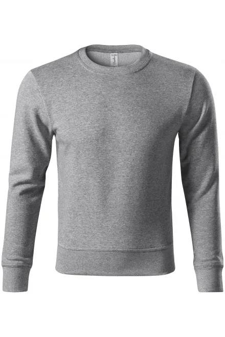 Leichtes Sweatshirt - dunkelgrauer Marmor, L