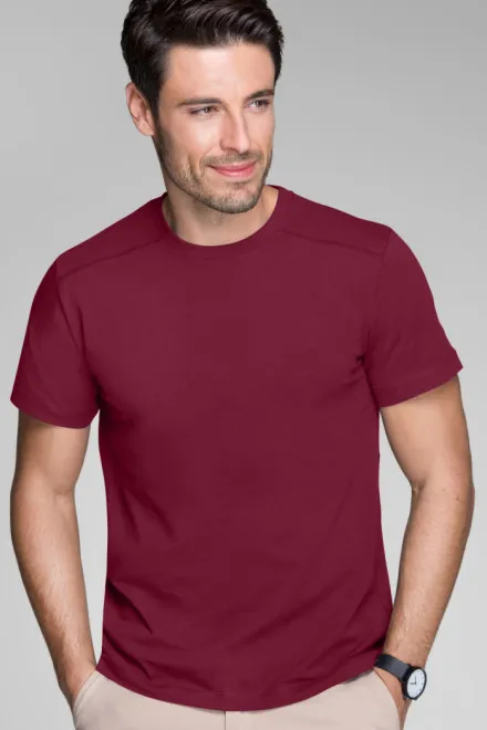 Herren T-Shirt verziert, garnet