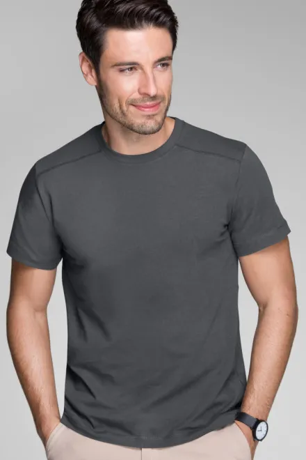 Herren T-Shirt verziert, hellgrau