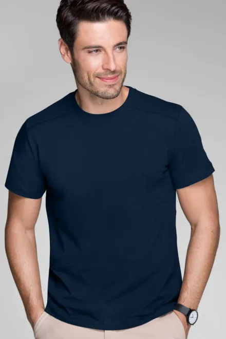 Herren T-Shirt verziert, dunkelblau