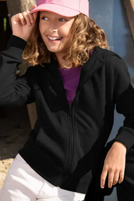 Kinder Sweatshirt mit Kapuze, schwarz