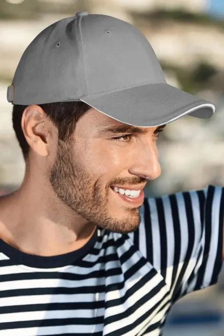 Kontrastkappe, altes Silber