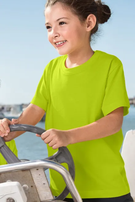 Leichtes Kinder T-Shirt, lindgrün