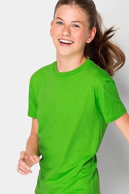 Leichtes T-Shirt für Kinder, Apfelgrün