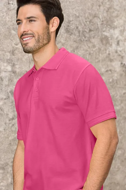 Loses Poloshirt der Männer, lila
