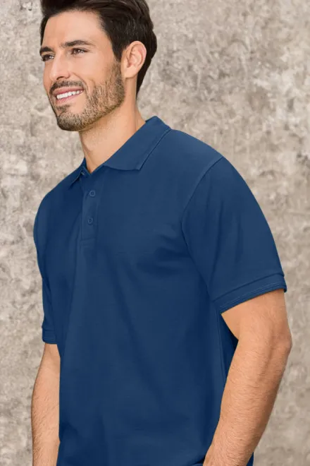 Loses Poloshirt der Männer, Mitternachtsblau