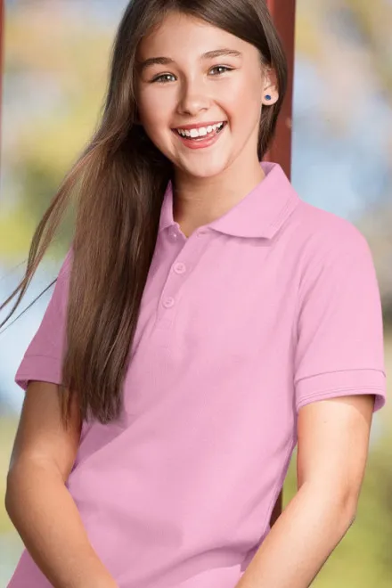 Polo-Shirt für Kinder, rosa