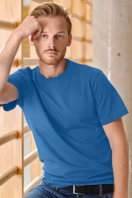 Schweres T-Shirt, hellblau