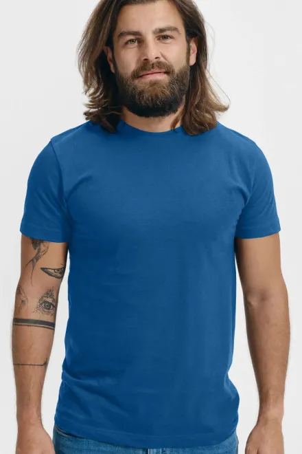 T-Shirt mit höherem Gewicht Unisex, hellblau