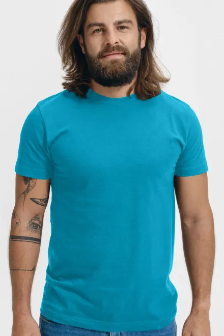 T-Shirt mit höherem Gewicht Unisex, türkis