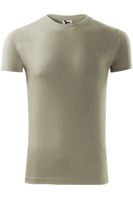Modisches T-Shirt für Männer - helles Khaki, S