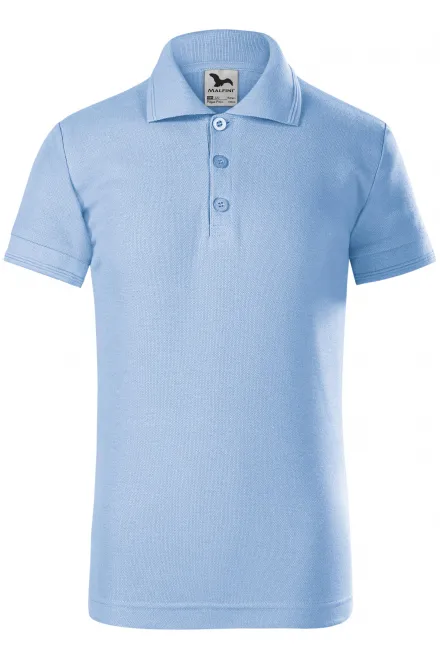 Polo-Shirt für Kinder - Himmelblau, 110 cm / 4 Jahre