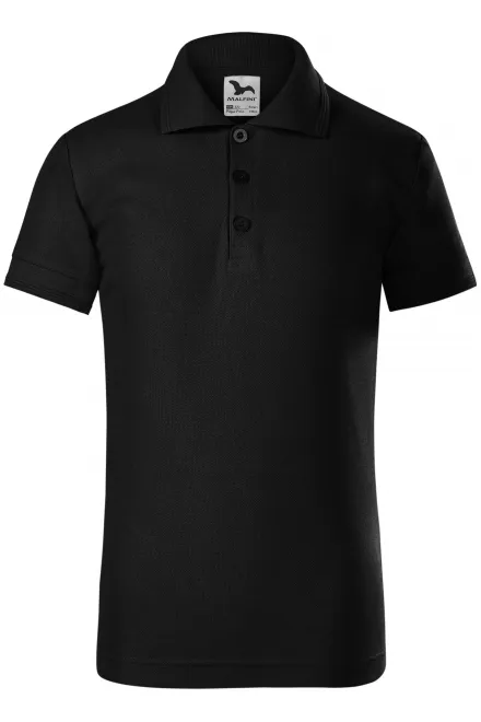 Polo-Shirt für Kinder - schwarz, 110 cm / 4 Jahre