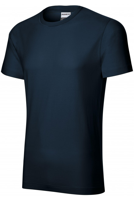Robustes Herren T-Shirt schwerer, dunkelblau, T-Shirts mit kurzen Ärmeln
