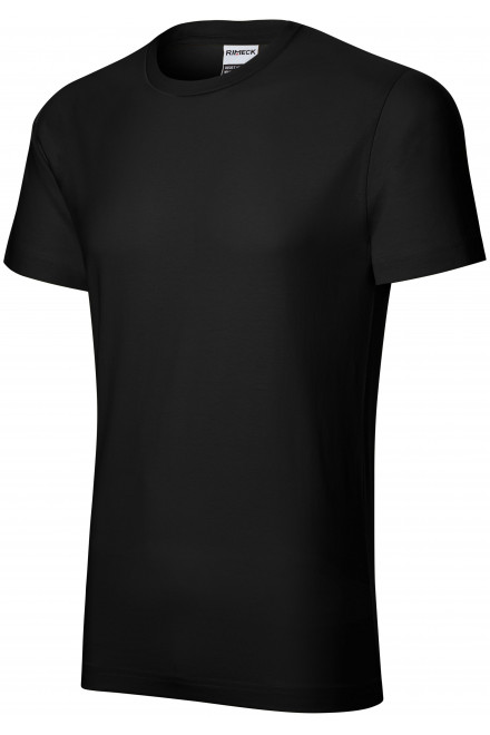 Robustes Herren T-Shirt schwerer, schwarz, strapazierfähige T-Shirts
