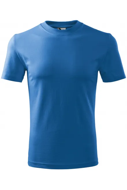 Schweres T-Shirt - hellblau, L