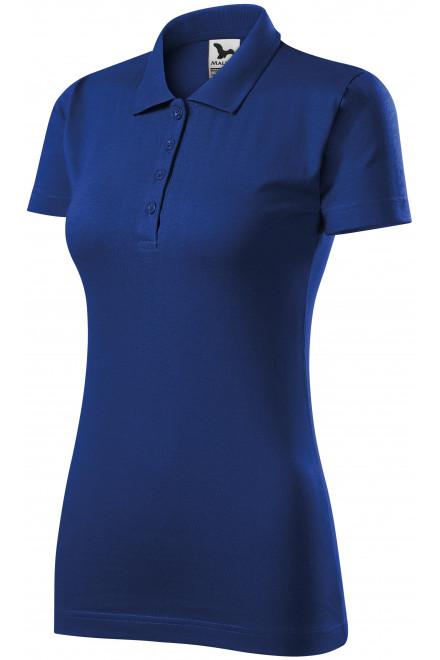 Slim Fit Poloshirt für Damen, königsblau, Poloshirts