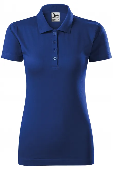 Slim Fit Poloshirt für Damen - königsblau, S