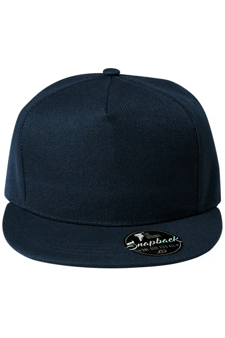 Snapback 5-teilig - dunkelblau, einstellbar